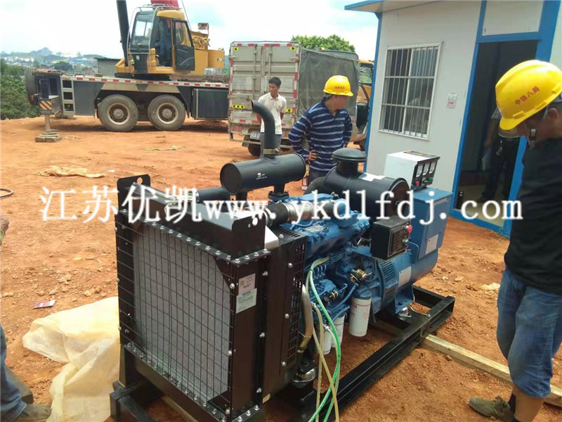 2021年8月18日，玉柴發(fā)電機(jī)組100KW交付廣西橫縣工地使用