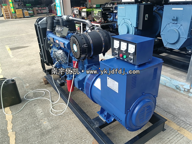 2025年7月25日，來賓項目120KW柴油發(fā)電機組試機并發(fā)貨